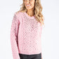 Diamante Cable Knit Pullover