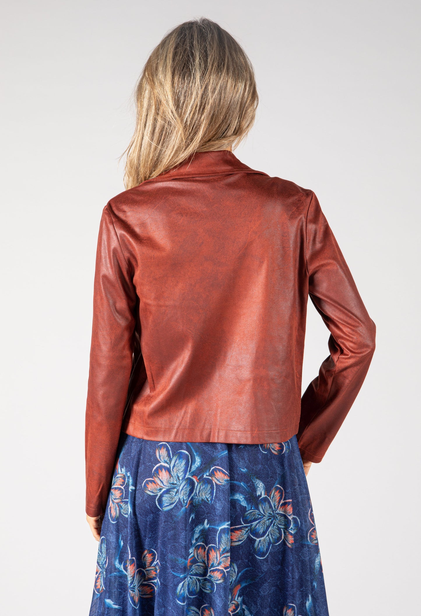 Vintage Leather Look Jacket-3