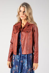 Vintage Leather Look Jacket-3