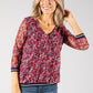 Emer V-Neck Lace Top