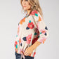 Large Floral Print Top