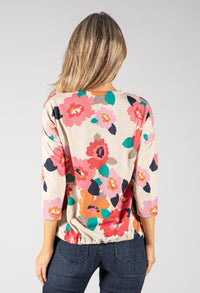 Large Floral Print Top