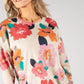 Large Floral Print Top