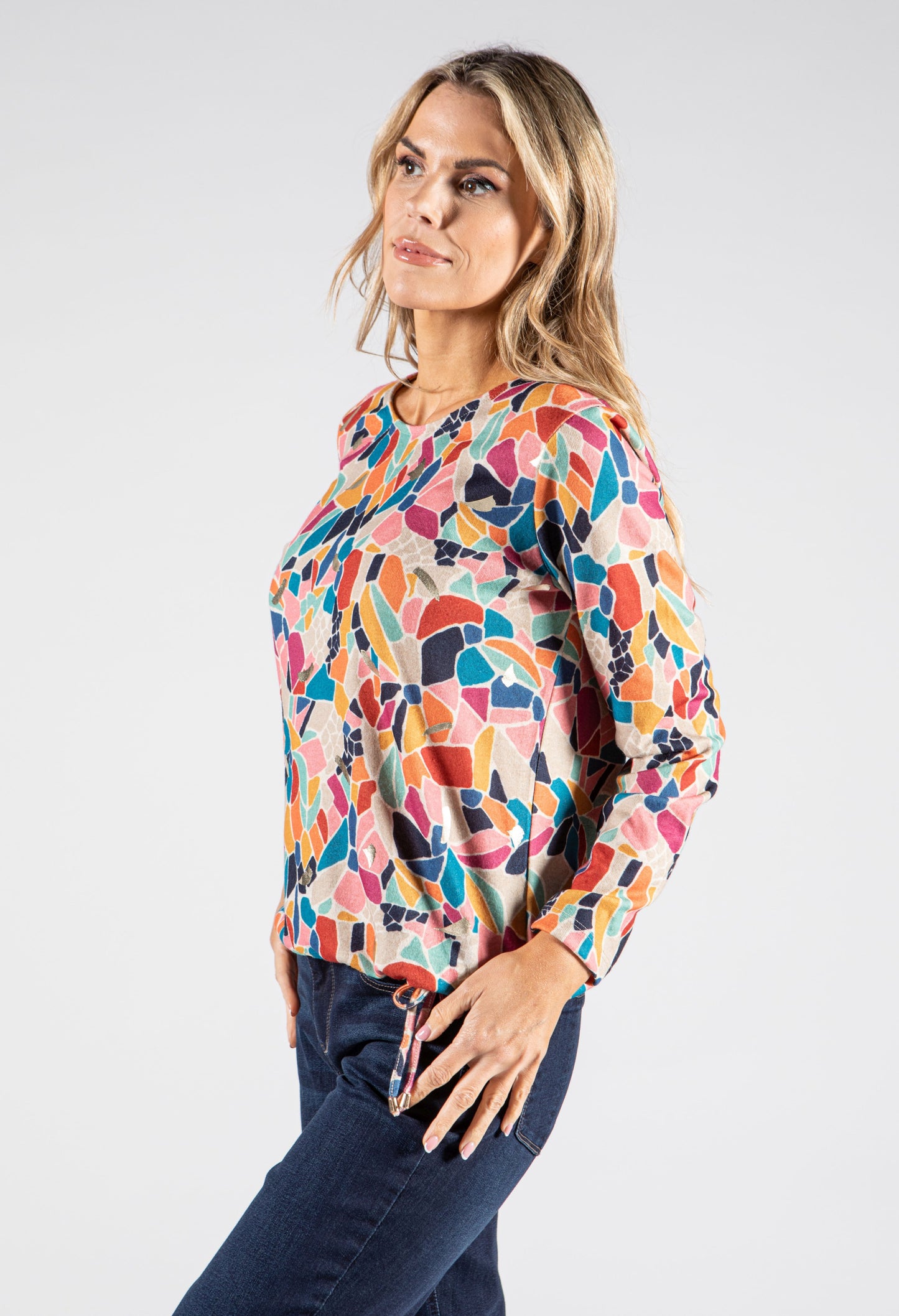 Mosaic Printed Top