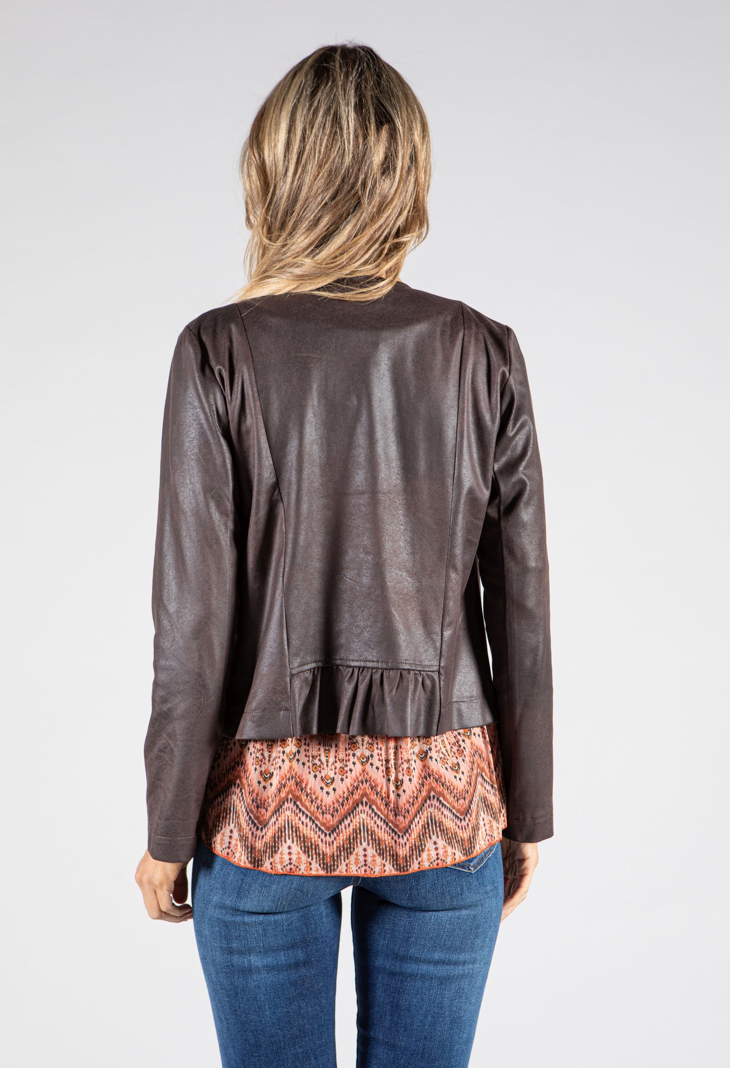 Vintage Leather Look Jacket-2