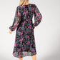 Floral Pleated Dress