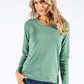 Round Neckline Long Sleeve Top