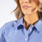 Diamante Detail Striped Shirt