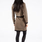 Hounds Tooth Dress with Cardigan