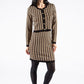 Hounds Tooth Dress with Cardigan