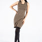 Hounds Tooth Dress with Cardigan