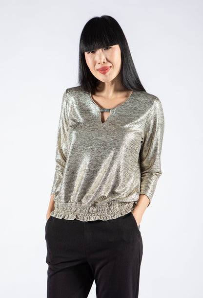 Metallic Effect Top