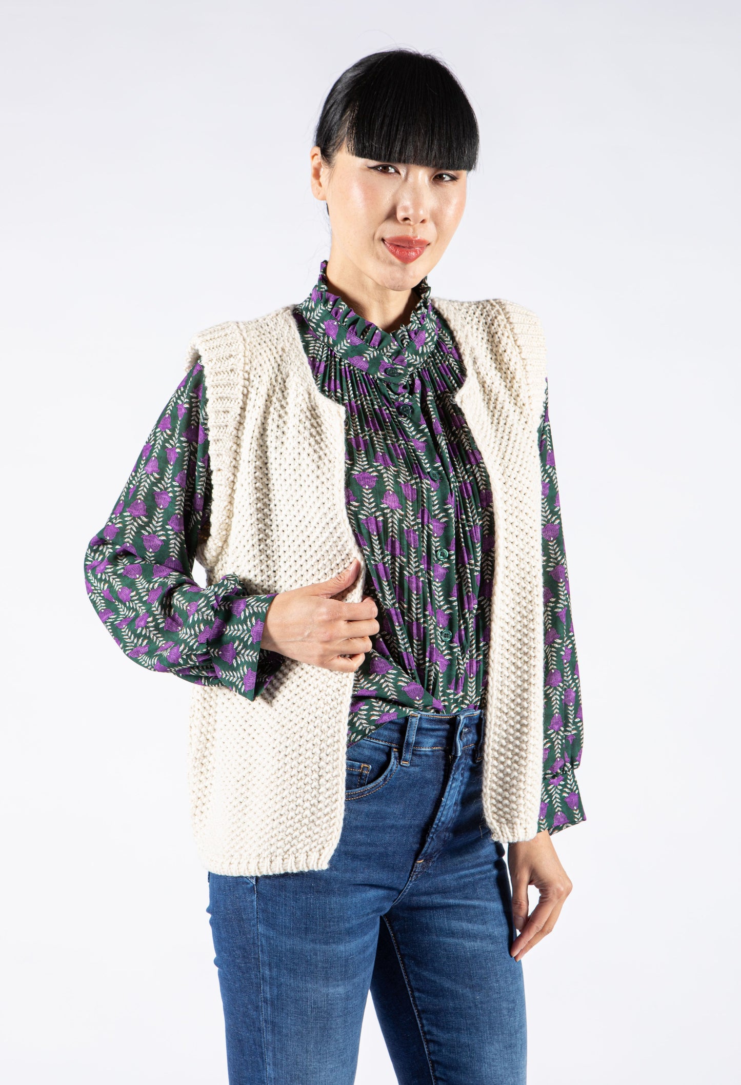 Chunky Knit Vest