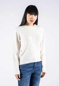 Cable Knit Bobble Pullover