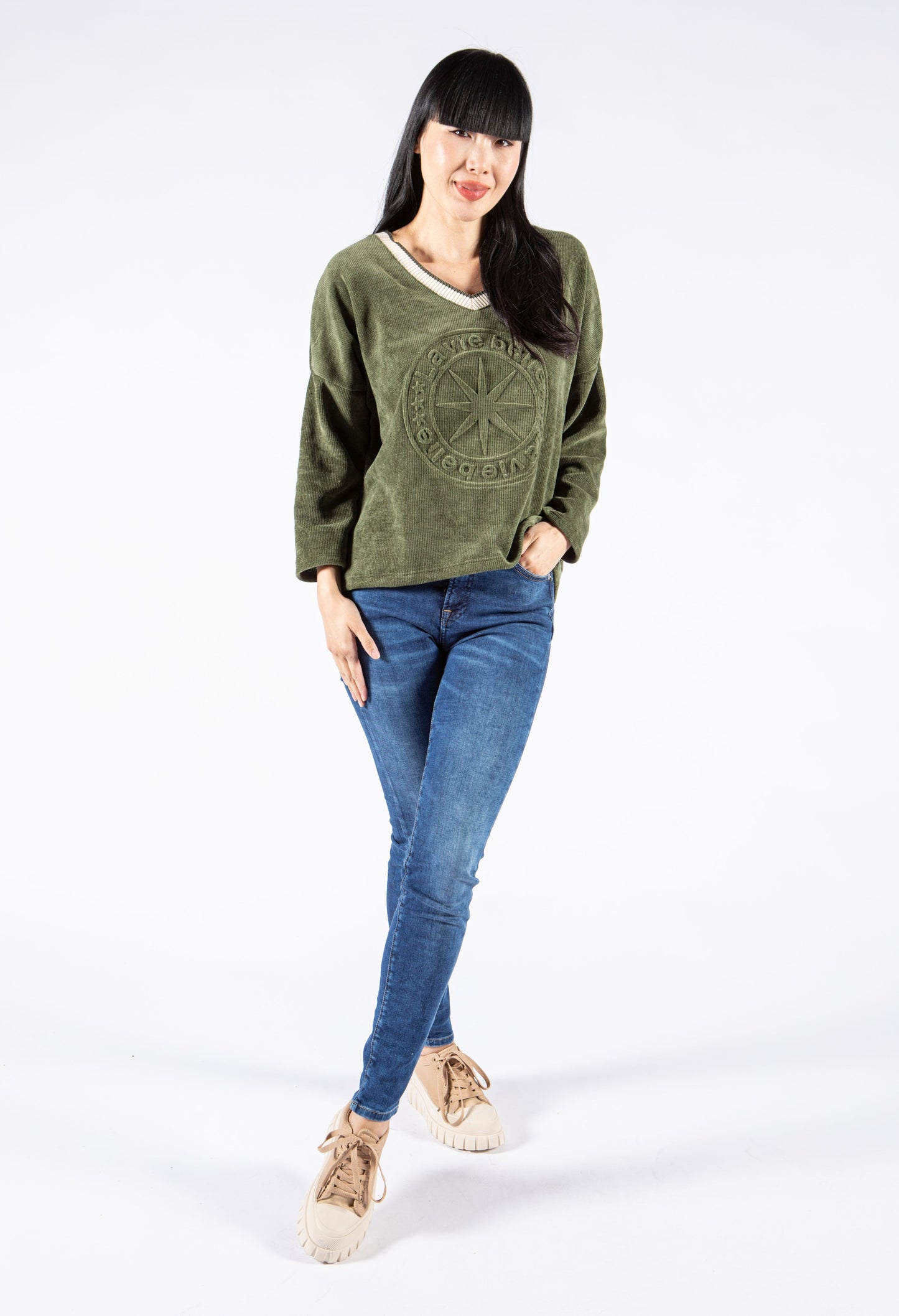 Soft Touch Embossed Pullover