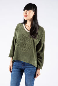 Soft Touch Embossed Pullover