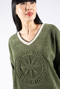 Soft Touch Embossed Pullover