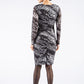 Animal Print Mesh Dress