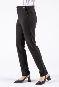 Button Waist Detail Trousers