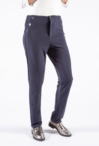 Button Waist Detail Trousers