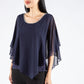 Diamante Strap Chiffon Top