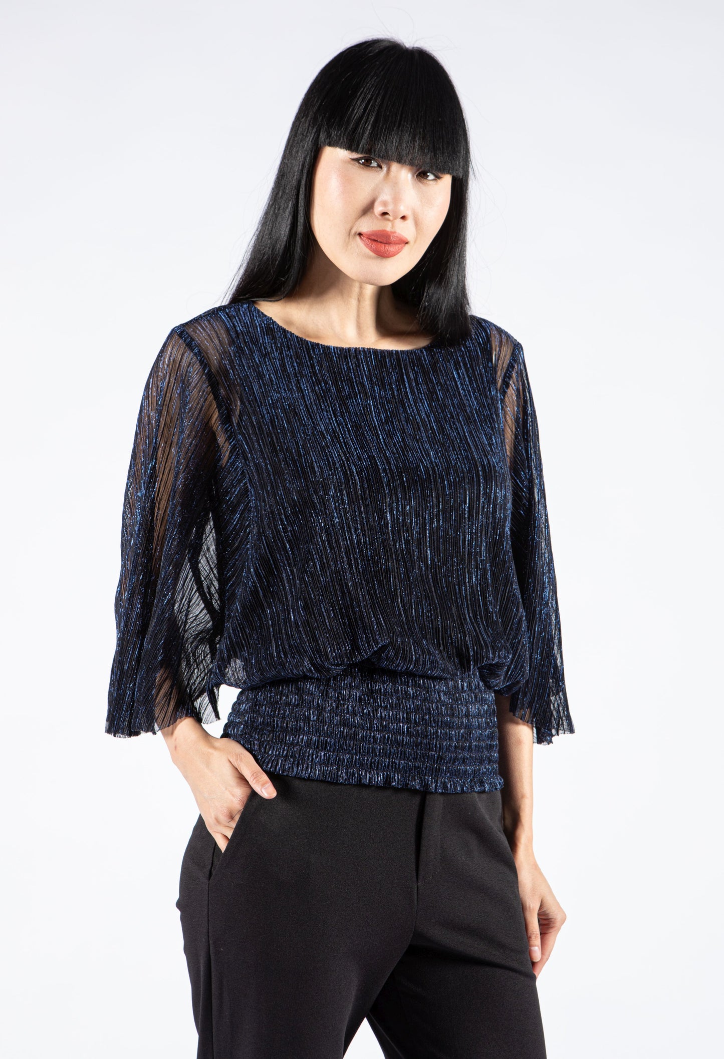 Pleated Party Top