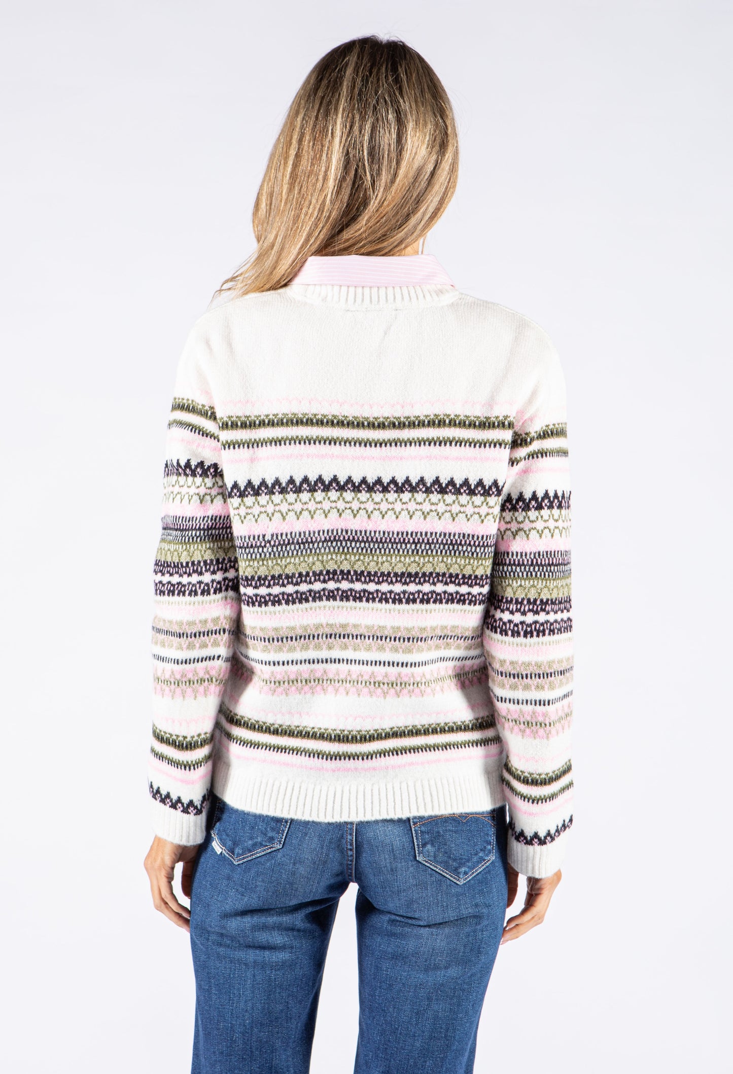 Fair Isle Knit Pullover