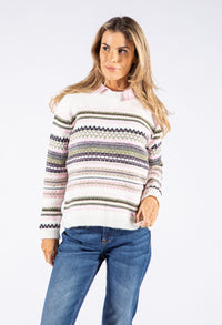 Fair Isle Knit Pullover