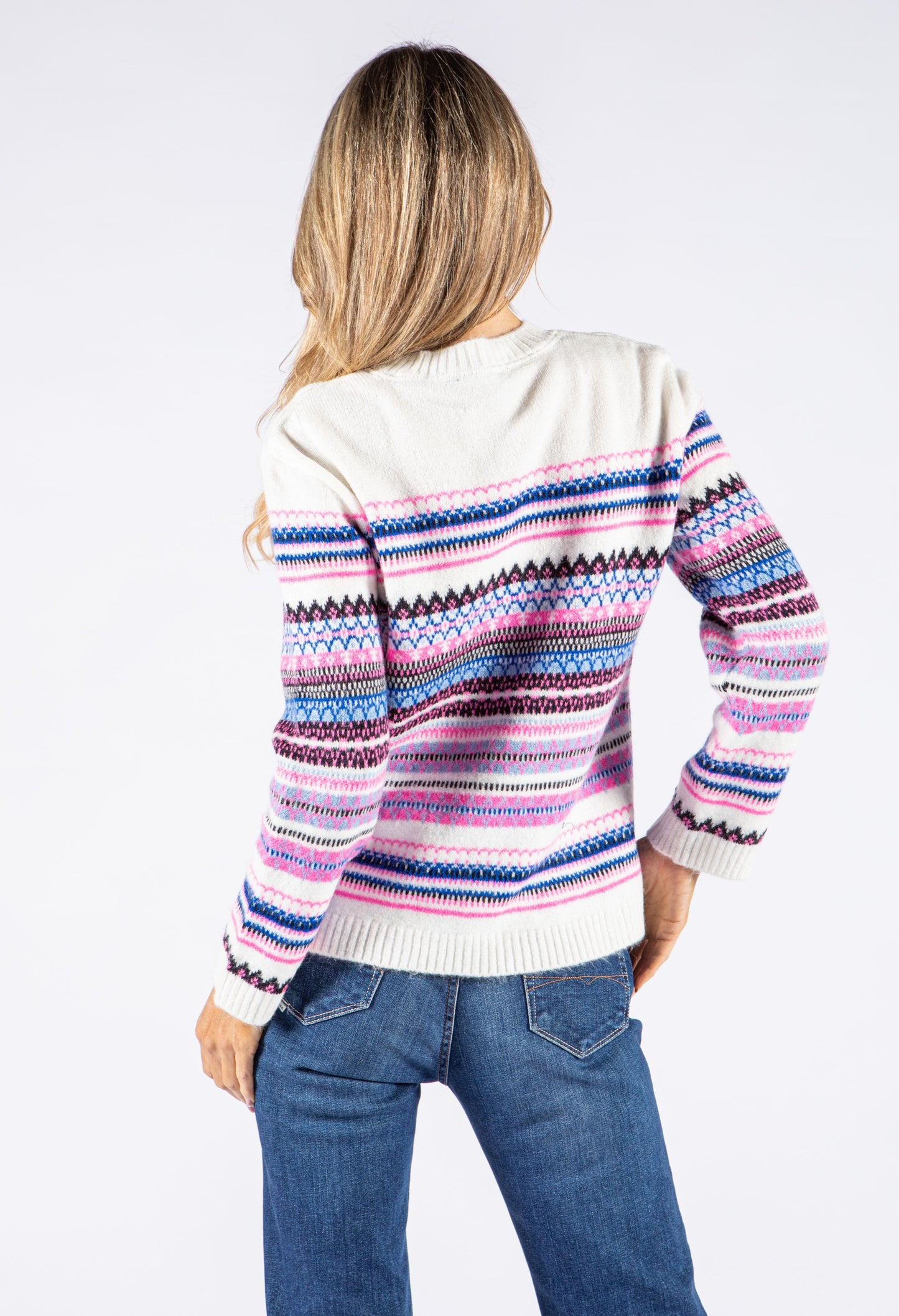 Fair Isle Knit Pullover