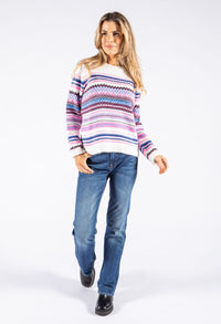 Fair Isle Knit Pullover