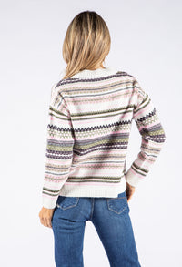 Fair Isle Knit Cardigan