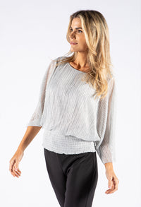 Pleated Party Top