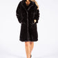 Faux Fur Longline Coat