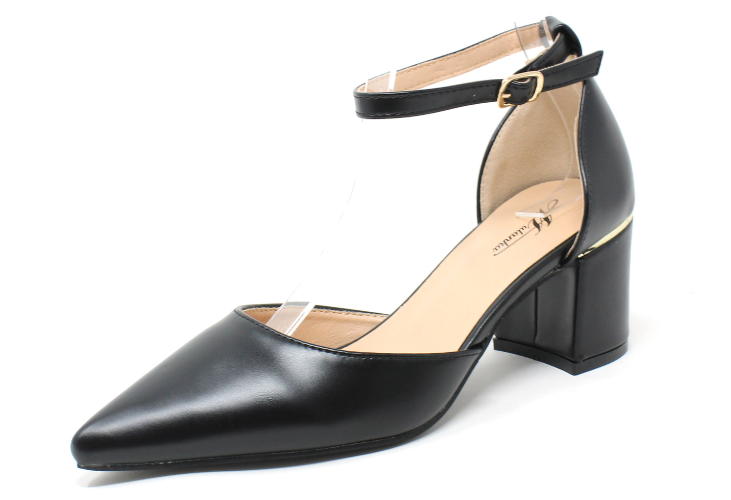 Pointed Toe Block Heel