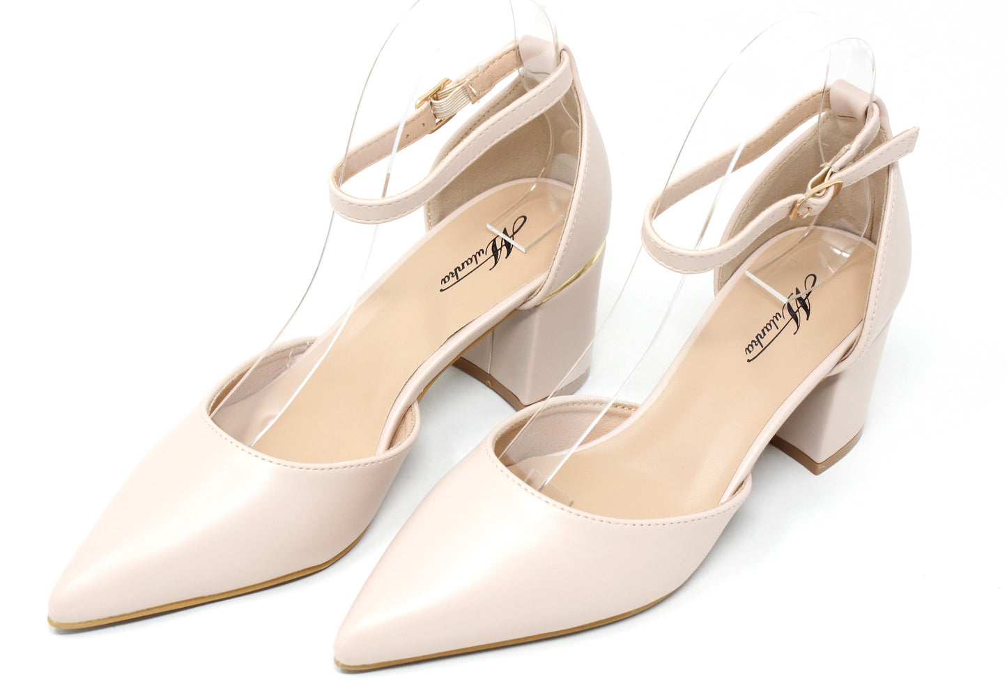 Pointed Toe Block Heel