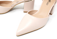 Pointed Toe Block Heel