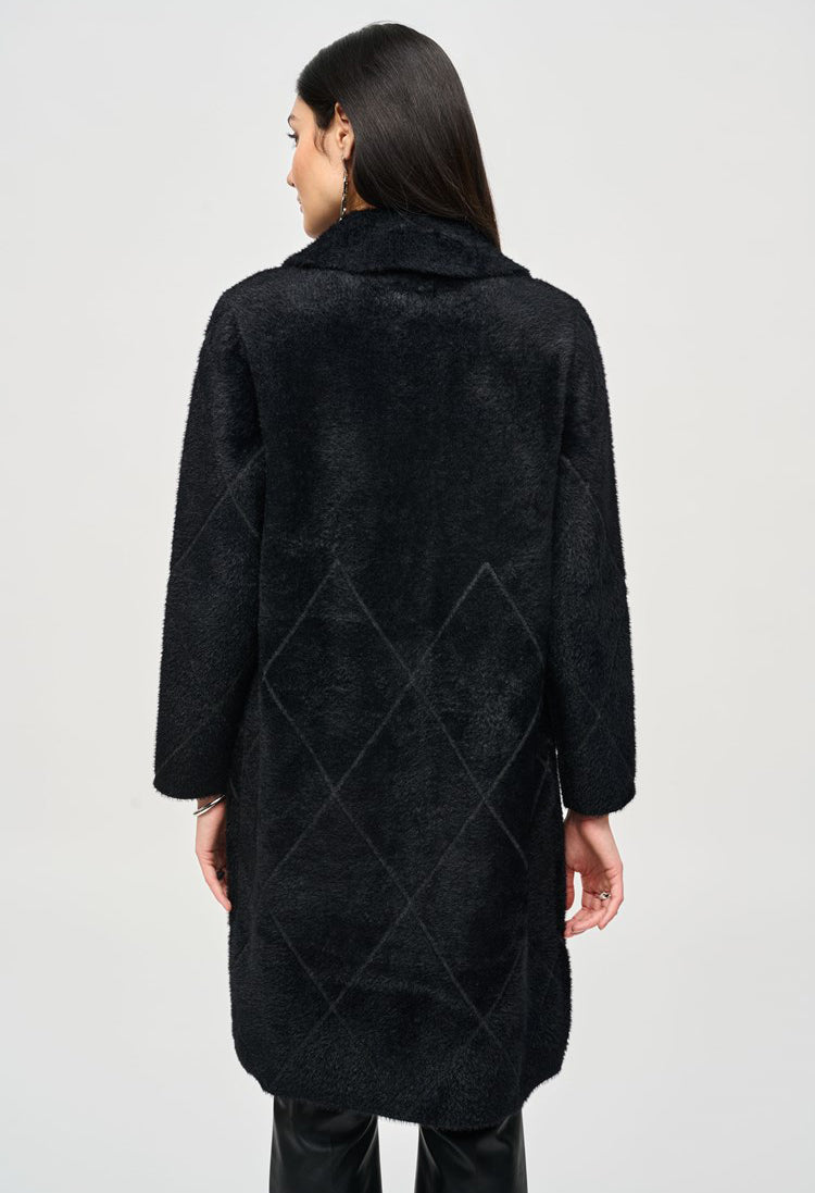 Quilted Detail Coat