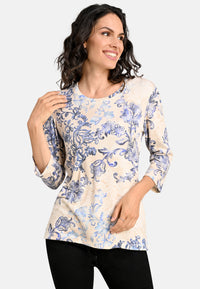 Dainty Floral Print Top