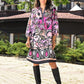 Mixed Print Shirt Dress