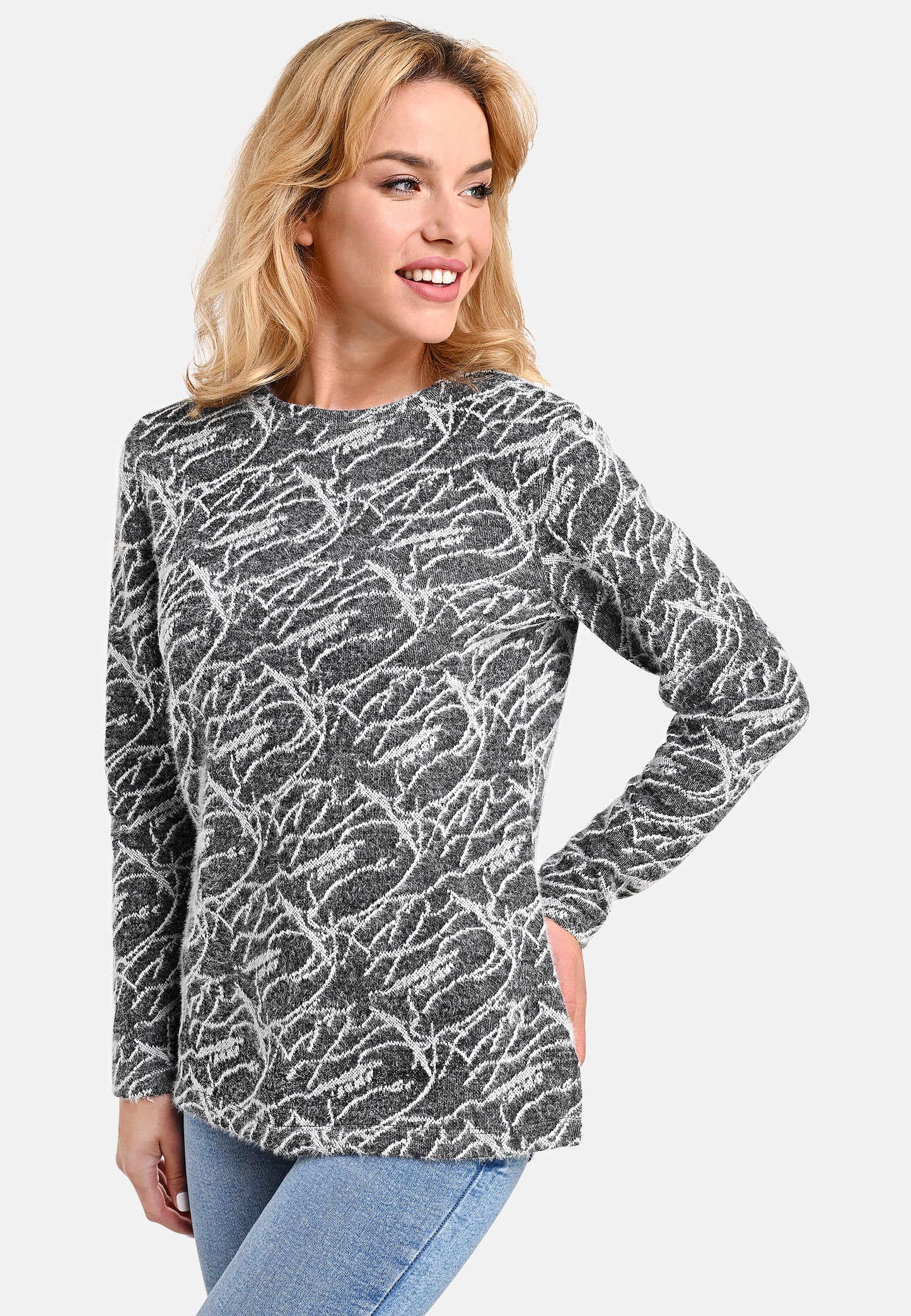 Soft Touch Swirl Print Top