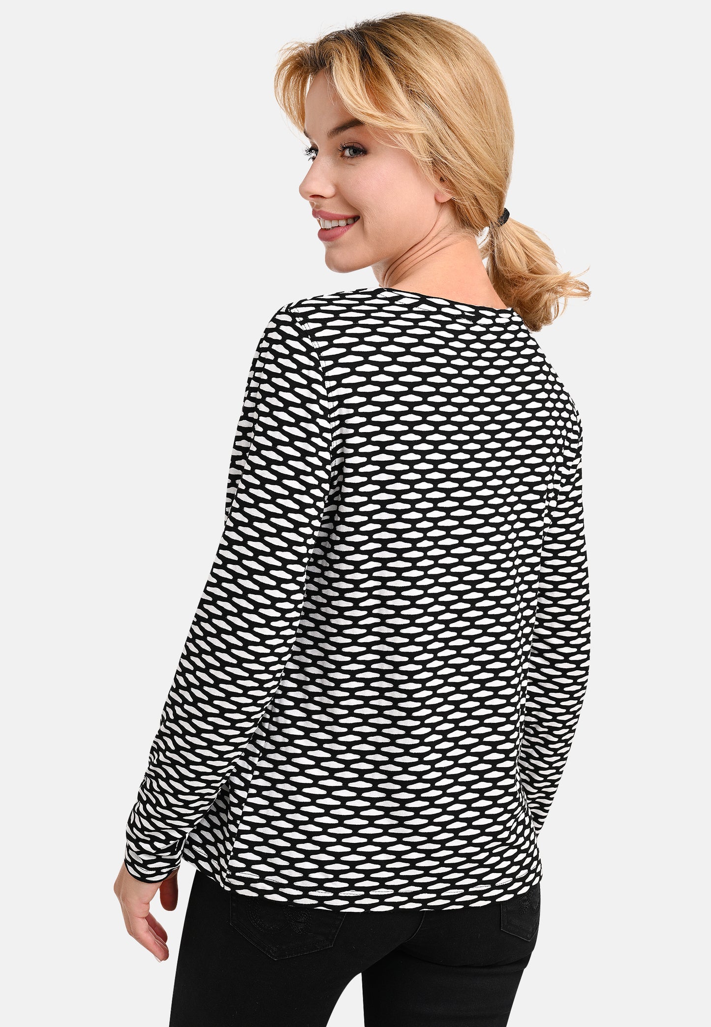 Texture Long Sleeve Top