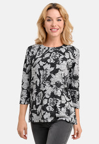 Soft Touch Floral Print Top