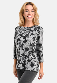 Soft Touch Floral Print Top