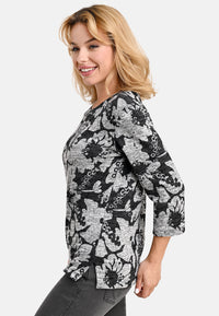 Soft Touch Floral Print Top