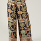 Leo Border Print Silk Trousers