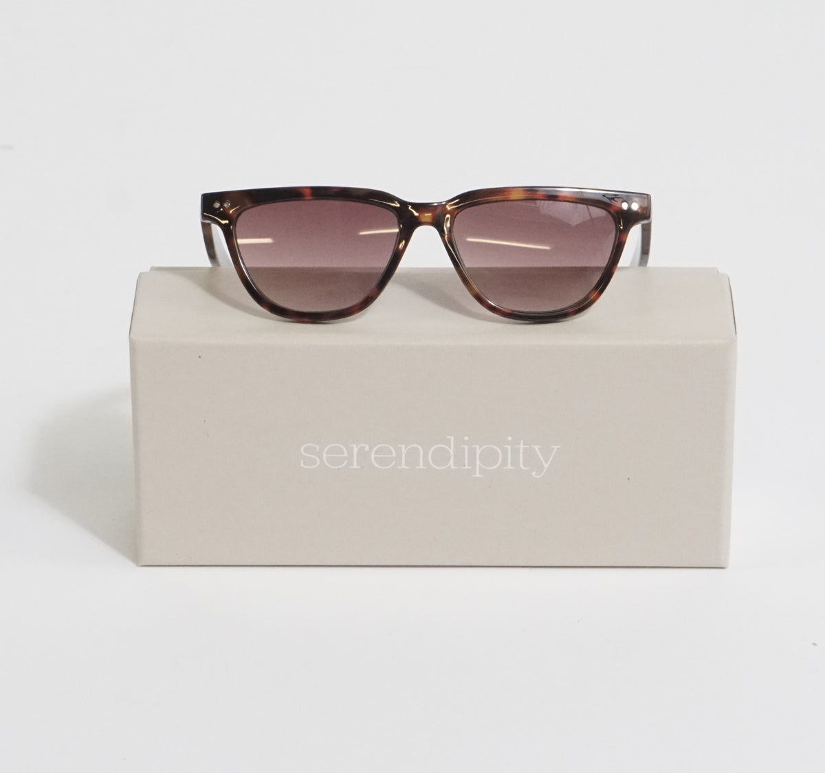 Classic Skinny Black & Brown Sunglasses