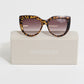 Classic Black & Brown Cat Eye Sunglasses