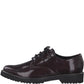 Bordeaux Patent Plain Laced Shoe