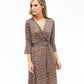 Swirl Pattern Print Dress