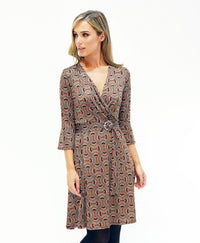 Swirl Pattern Print Dress